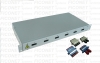 19" patchpanel with 6xSC duplex adaptor (mounted)