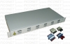 19" patchpanel with 12xST/SC duplex adaptor (mounted)