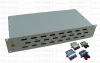 19" patchpanel with 24xSC duplex adaptor (mounted)