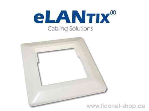 eLANTIX faceplate 80x80 RAL9010