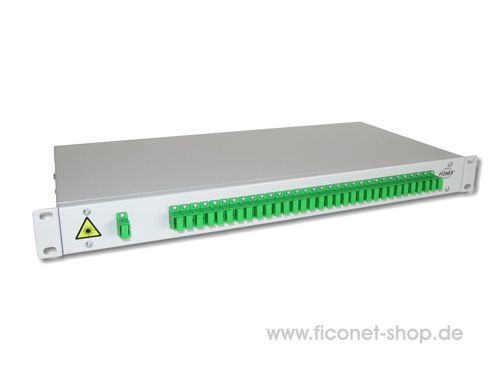 19" patchpanel with 1x32 Splitter SC/APC