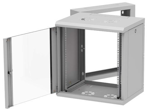 Wall-mounted cabinet double-section 12U 600mm depth