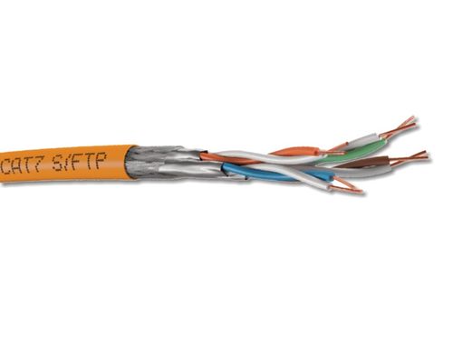 100m Data cable 1000 Cat.7 AWG23 simplex Cca