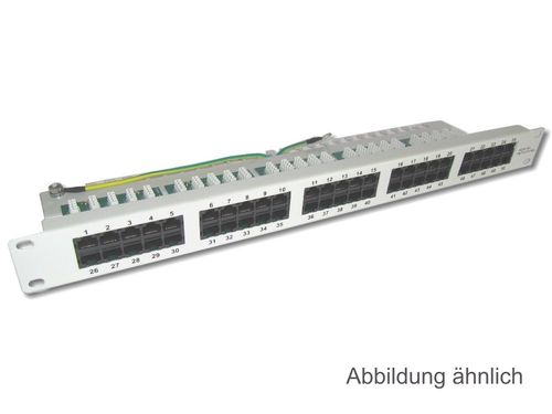 ISDN 19" panel 50-Port 1HE 4-polig